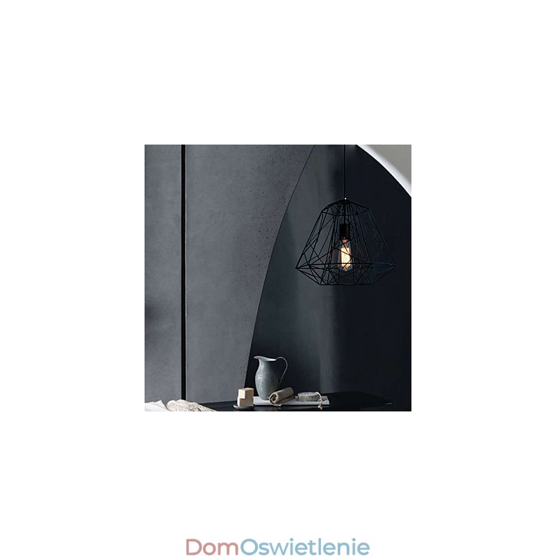 Vintage Retro Malowanie Metalowa Lampa Wisząca Garaż