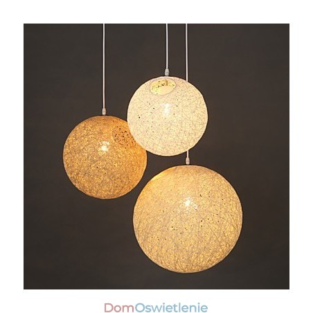 Współczesna i zakontraktowana kulista lampa artystyczna Cany Hemp Ball wisząca lampa Współczesna i zakontraktowana kulista lampa artystyczna Cany Hemp Ball wisząca lampa