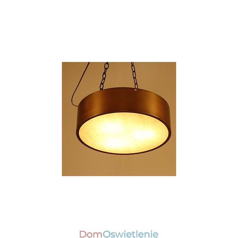 Amerykański żyrandol vintage żyrandol bęben