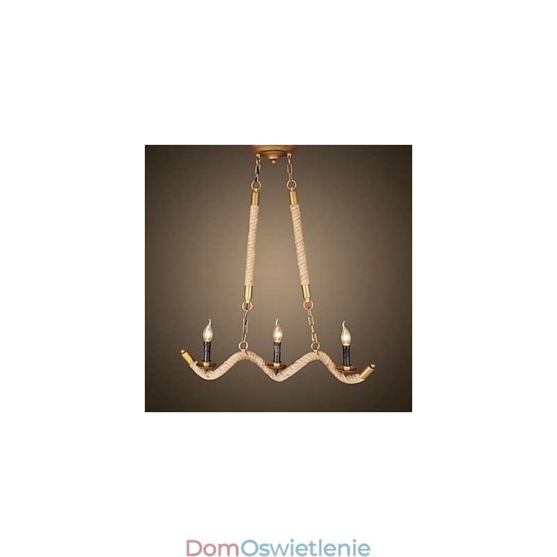 Tradycyjny Klasyczny Rustykalny Domek Vintage Retro Wiejski Antyczny Mosiądz Metalowa Lampa Wisząca