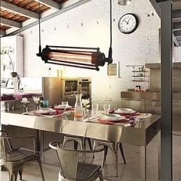 Loft Retro Żyrandol Wisząca Lampa Klasyczna Lampa Vintage Country Metalowa Lampa