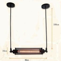 Loft Retro Żyrandol Wisząca Lampa Klasyczna Lampa Vintage Country Metalowa Lampa