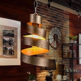 Retro Żelazna Lampa Nowoczesny Minimalistyczny Żyrandol W Stylu Industrialnym