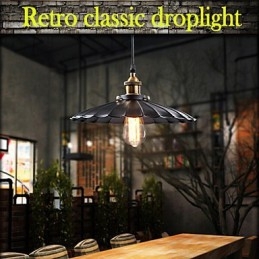 Retro Klasyczny Styl Europejski Wisząca Lampa Metalowa Sztuka Droplight
