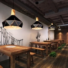Retro Klasyczne Metalowe Lampy Sufitowe Proste Lampy Wiszące Lampy Wiszące Cafe