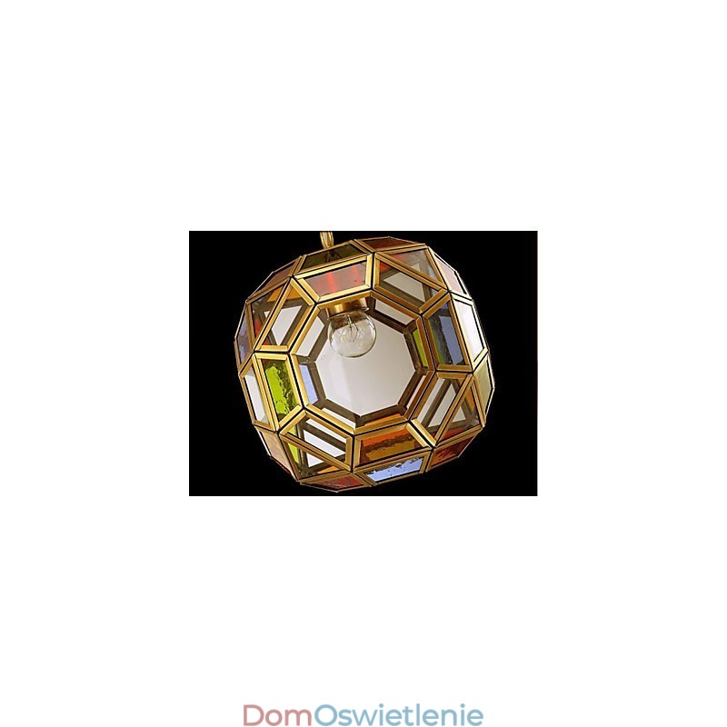 Lampa na werandę Lampa balkonowa Egzotyczny mały miedziany żyrandol