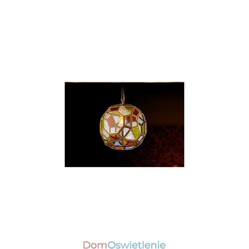 Lampa na werandę Lampa balkonowa Egzotyczny mały miedziany żyrandol