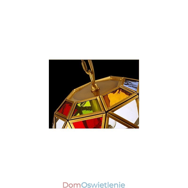 Lampa na werandę Lampa balkonowa Egzotyczny mały miedziany żyrandol