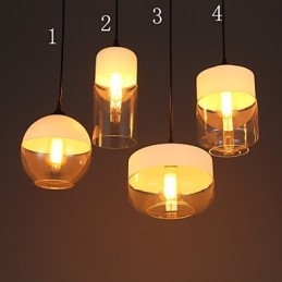 Lampa żyrandolowa ze szkła kutego żelaza w sklepie Nordic Creative Stair Shop
