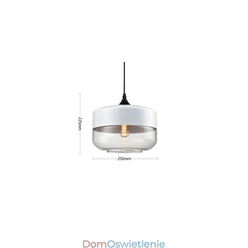 Lampa żyrandolowa ze szkła kutego żelaza w sklepie Nordic Creative Stair Shop