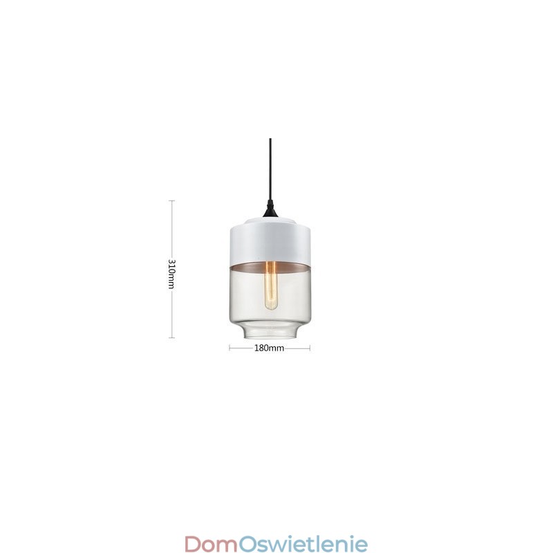 Lampa żyrandolowa ze szkła kutego żelaza w sklepie Nordic Creative Stair Shop