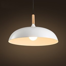 Retro Wiszące Lampy Malowanie Drewna + Metalu Wiszące Lampy Kawiarniane