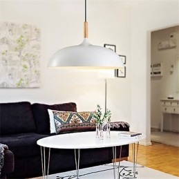 Retro Wiszące Lampy Malowanie Drewna + Metalu Wiszące Lampy Kawiarniane