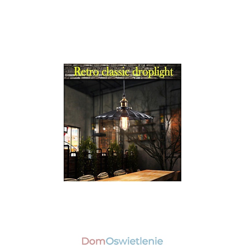 Retro Klasyczny Styl Europejski Wisząca Lampa Metalowa Sztuka Droplight