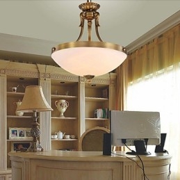 Oświetlenie Jane Marble Lampa Art Copper