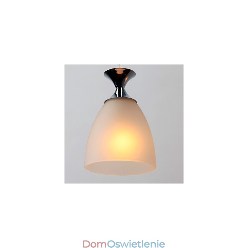 Nowoczesna współczesna lampa wisząca w stylu miniaturowym w chromie