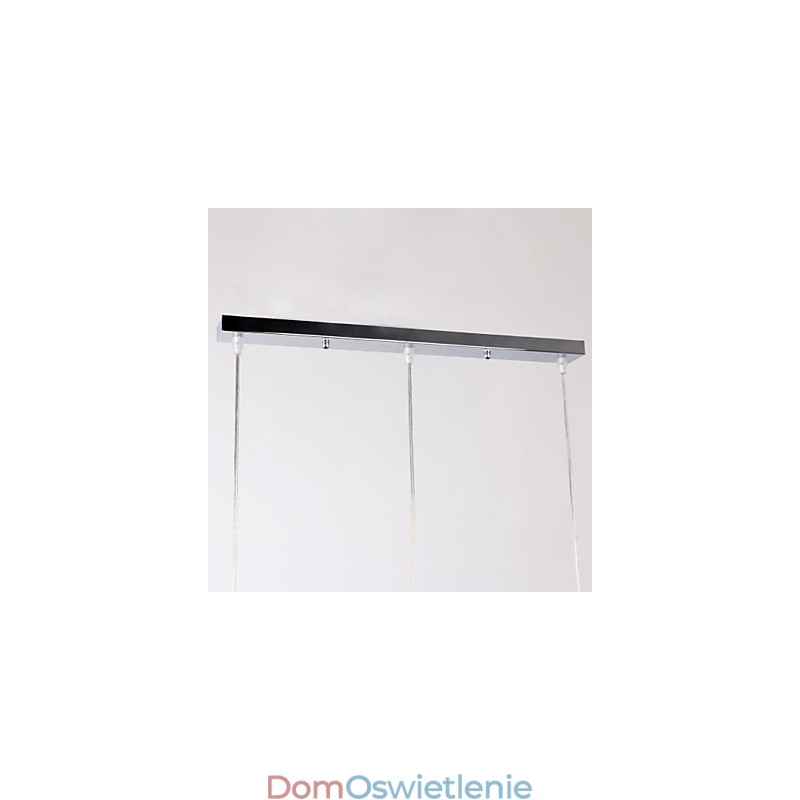 Nowoczesna współczesna lampa wisząca w stylu miniaturowym w chromie