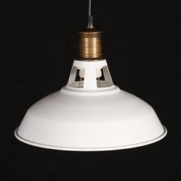 Oryginalna amerykańska lampa wisząca w stylu country z pojedynczą głowicą z kutego żelaza
