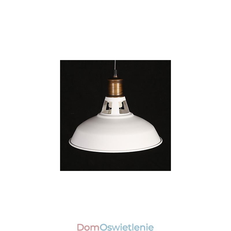 Oryginalna amerykańska lampa wisząca w stylu country z pojedynczą głowicą z kutego żelaza