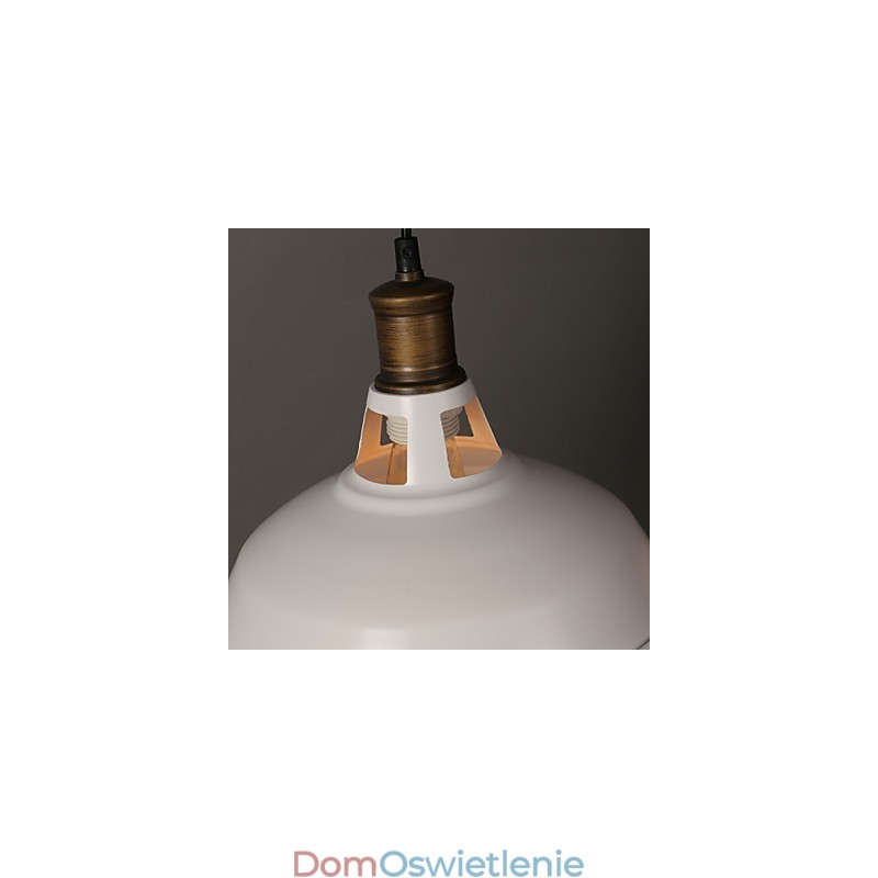 Oryginalna amerykańska lampa wisząca w stylu country z pojedynczą głowicą z kutego żelaza