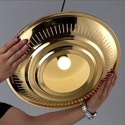 Wisząca lampa metalowa galwanizowana Country Garaż