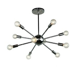 Lampa wisząca z metalu w stylu rustykalnym Mini Chrome