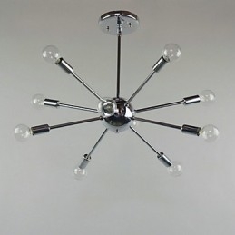 Lampa wisząca z metalu w stylu rustykalnym Mini Chrome