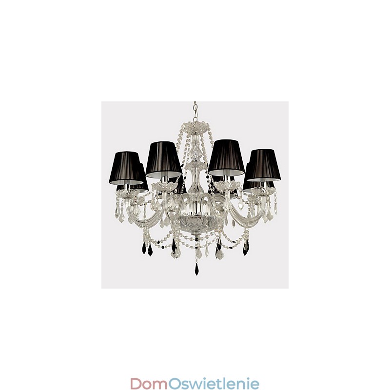 Elegancki kryształowy żyrandol z 8 światłami