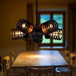 Retro Klasyczne Metalowe Lampy Sufitowe Proste Lampy Wiszące Lampy Wiszące Cafe