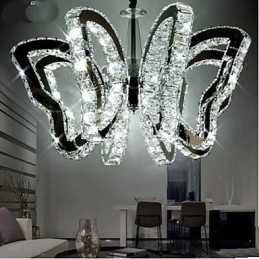 Lampa Motyl Nowoczesna Luksusowa Lampa Kryształowa