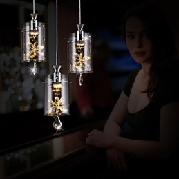 Nowoczesna Współczesna Kryształowa Inna Szklana Lampa Wisząca
