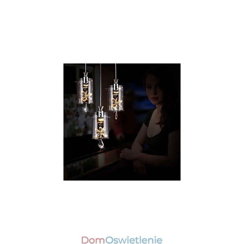 Nowoczesna Współczesna Kryształowa Inna Szklana Lampa Wisząca