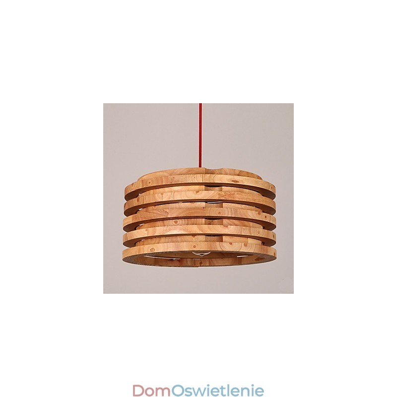 Żyrandol z drewna wierzbowego