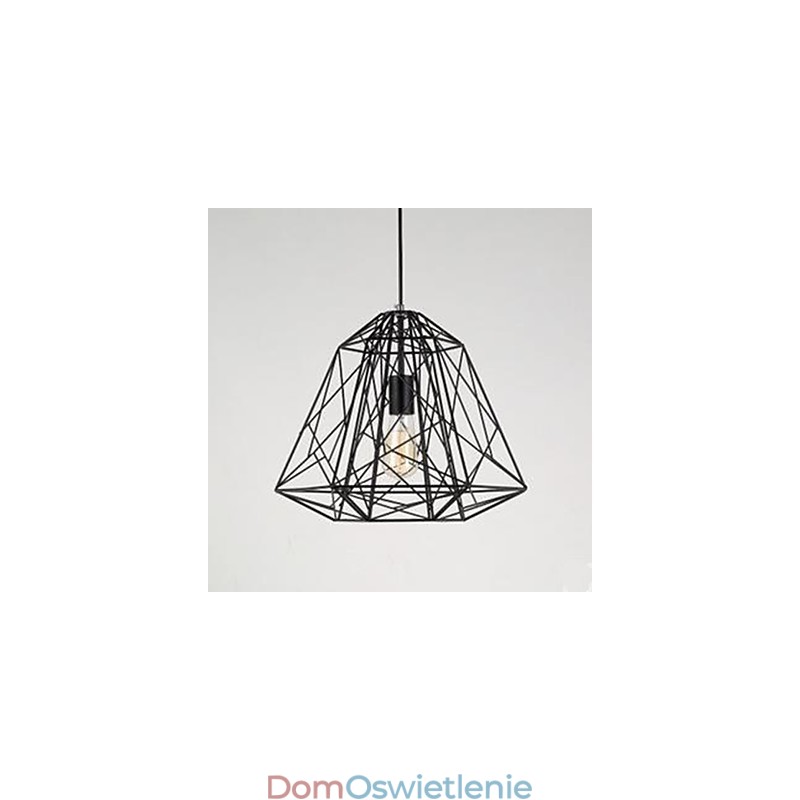 Retro Mała Siedząca Lampa Wisząca Z Kutego Żelaza Diament