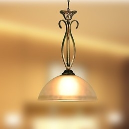Lampa stołowa Northern Rural to współczesne i oszczędne pomysły. Pojedyncza głowica lampy wiszącej ze szkła