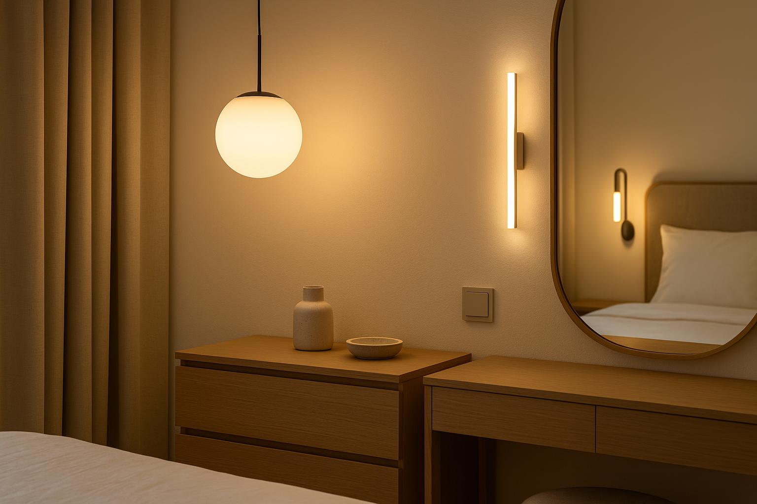 Lampy wiszące do sypialni: jak wybrać światło nad łóżko, komodę i szafki nocne?